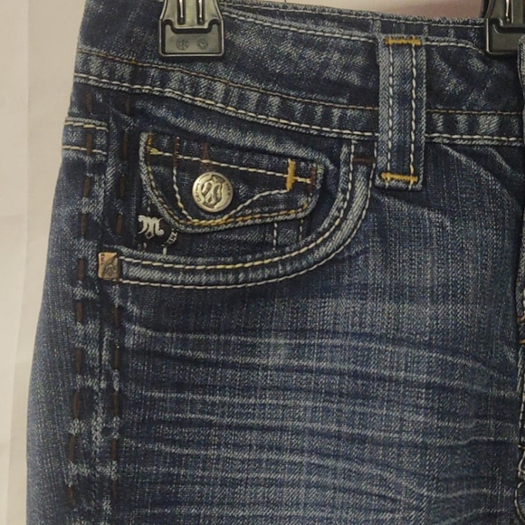 MEK Denim Nagoya Boot Cut Jeans distressed - Picture 6 of 14